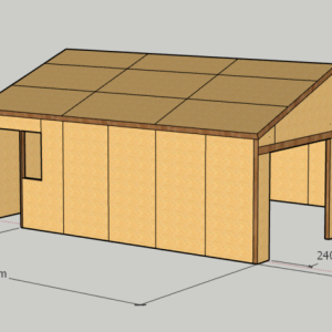 24ft x 20ft Double Garage (44.53 sqm)